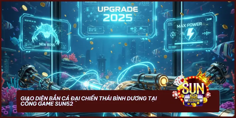 Giao diện sảnh chờ Đại Chiến Thái Bình Dương cực kỳ mãn nhãn với đồ họa 3D sống động tại sun52 com